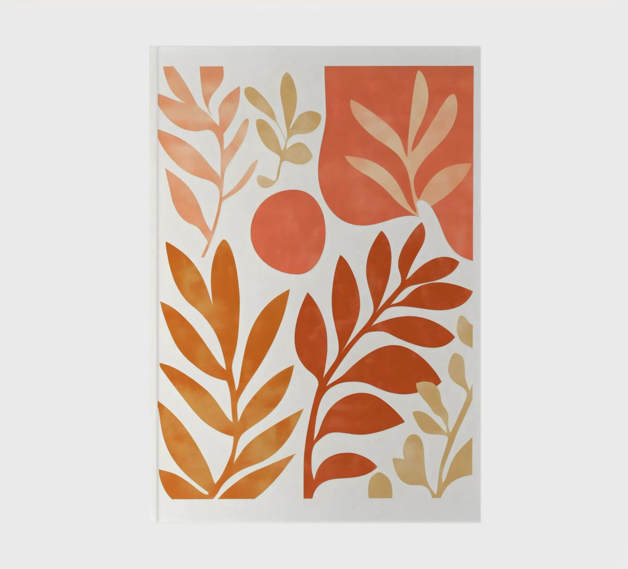 Botanical Abstract Notizbuch von Gypsy Galleria