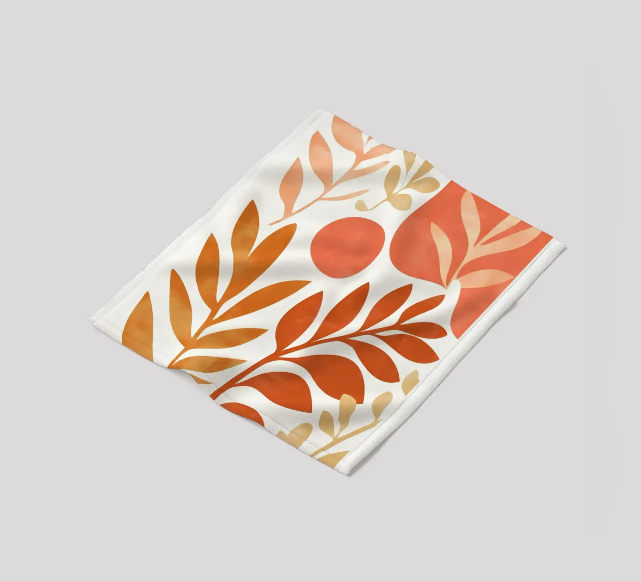 Botanical Abstract coperta in pile da Gypsy Galleria