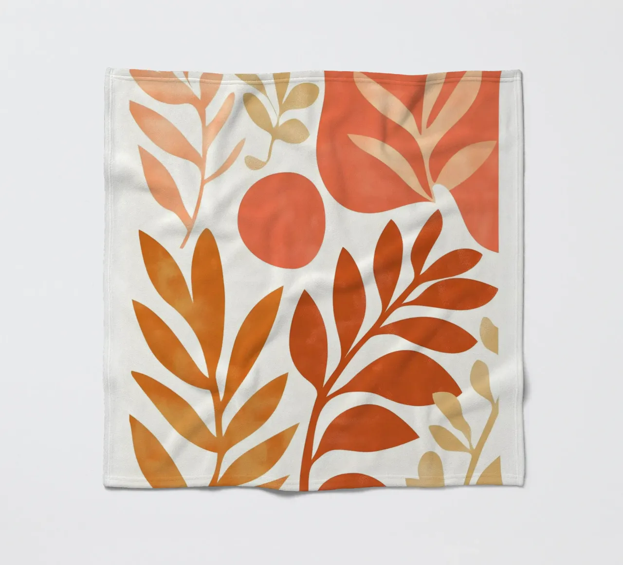 Botanical Abstract coperta in pile da Gypsy Galleria