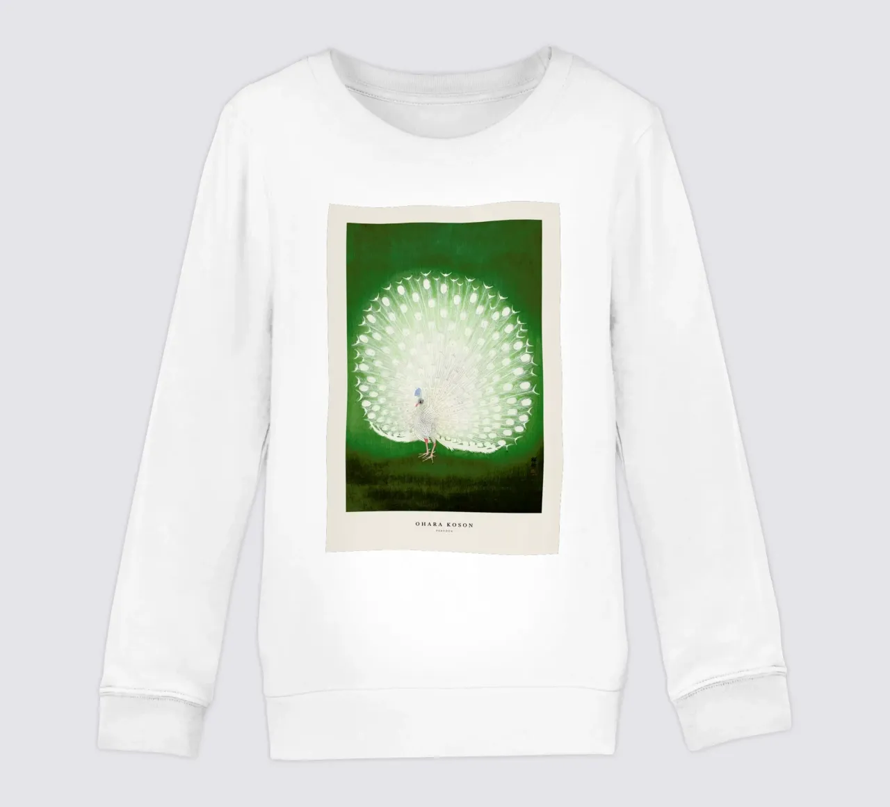 Koson - Peacock felpa bambino da Vintage by JUNIQE