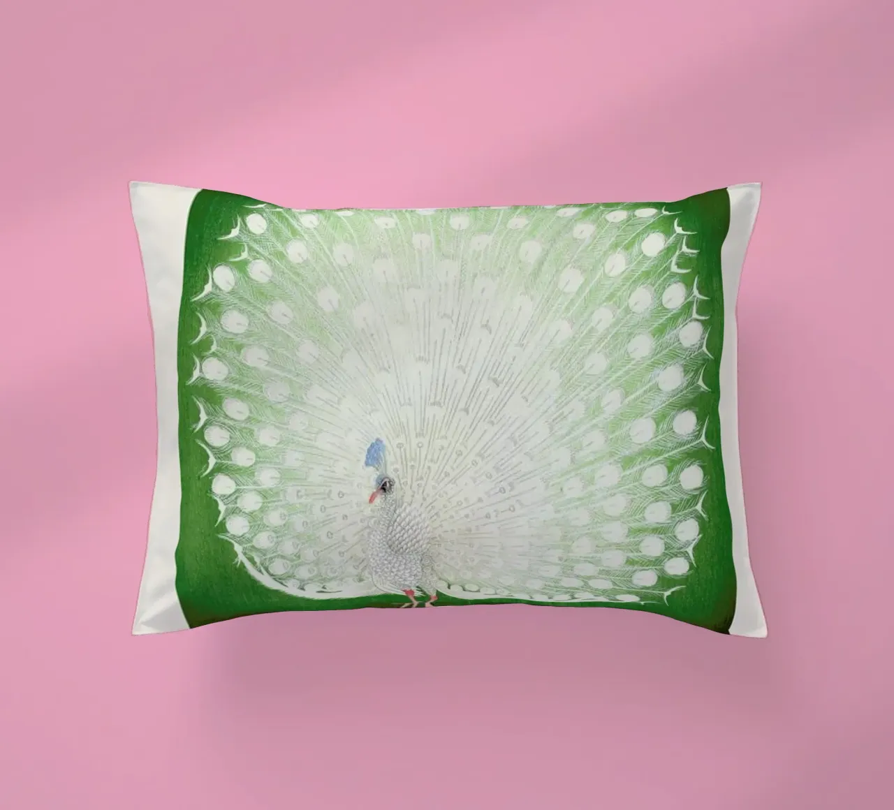 Koson - Peacock cuscino da Vintage by JUNIQE