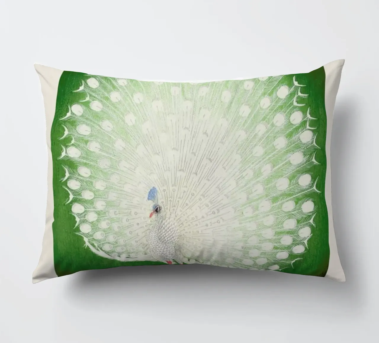 Koson - Peacock cuscino da Vintage by JUNIQE
