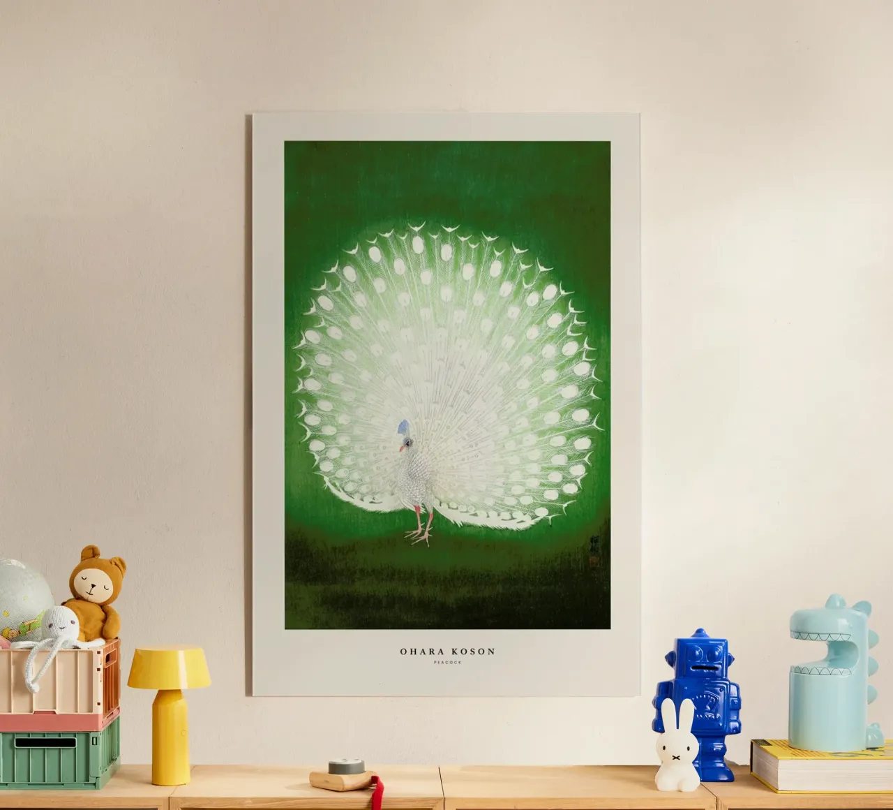 Koson - Peacock plexiglass da Vintage by JUNIQE