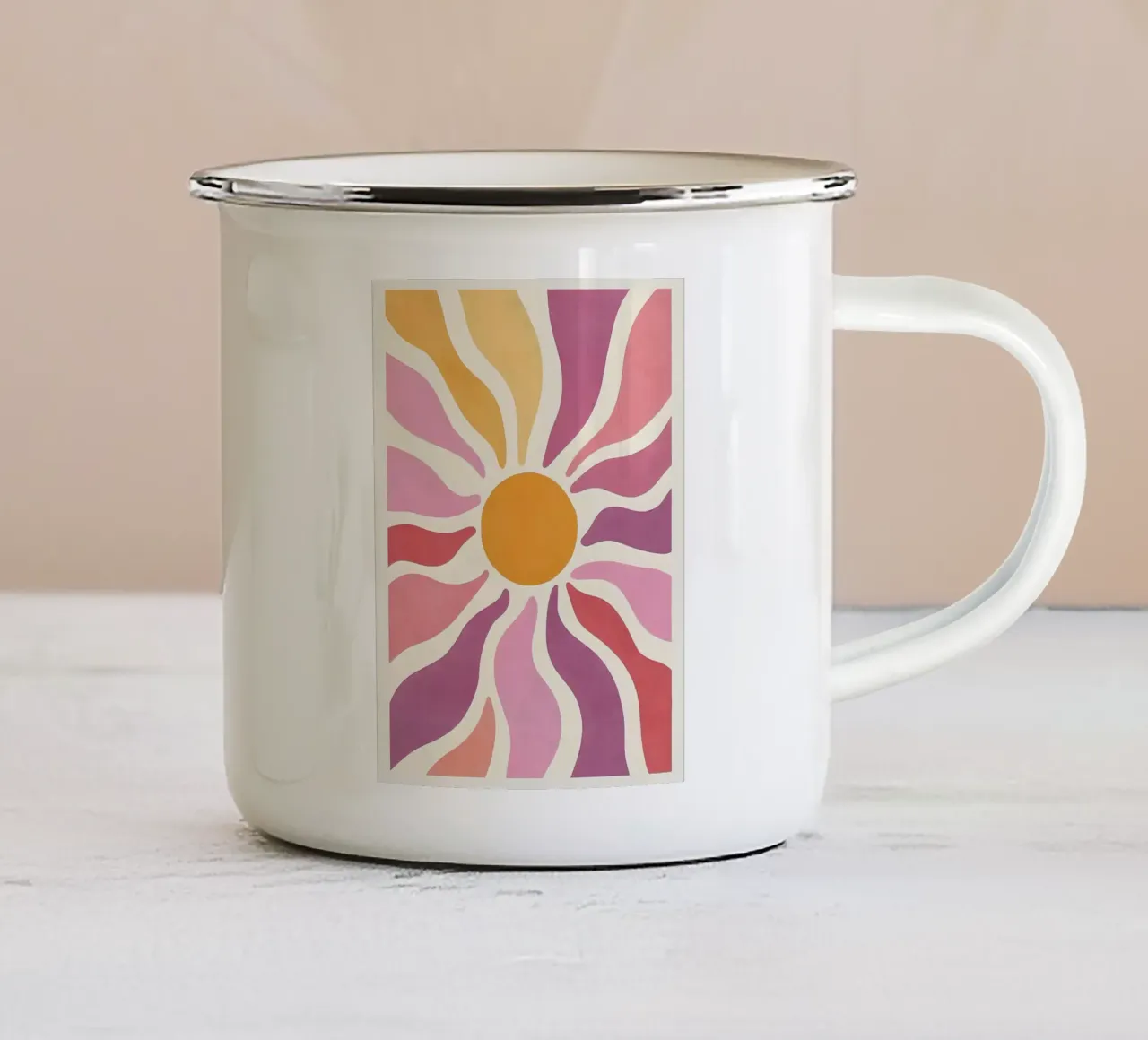 My Sunshine tazza in smalto da Gypsy Galleria