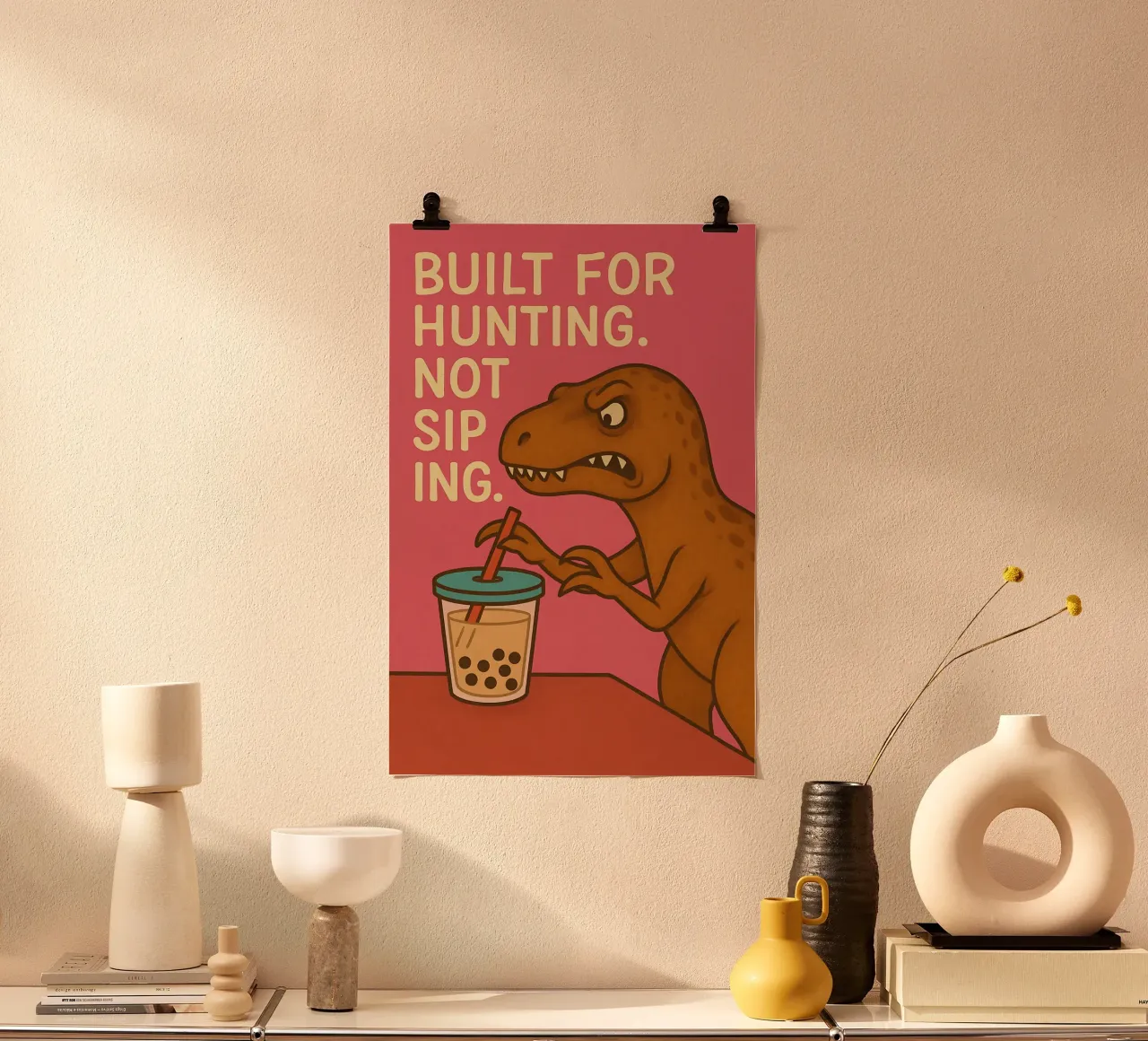 Meme divertente sul torvosauro poster da Funny Humor Art