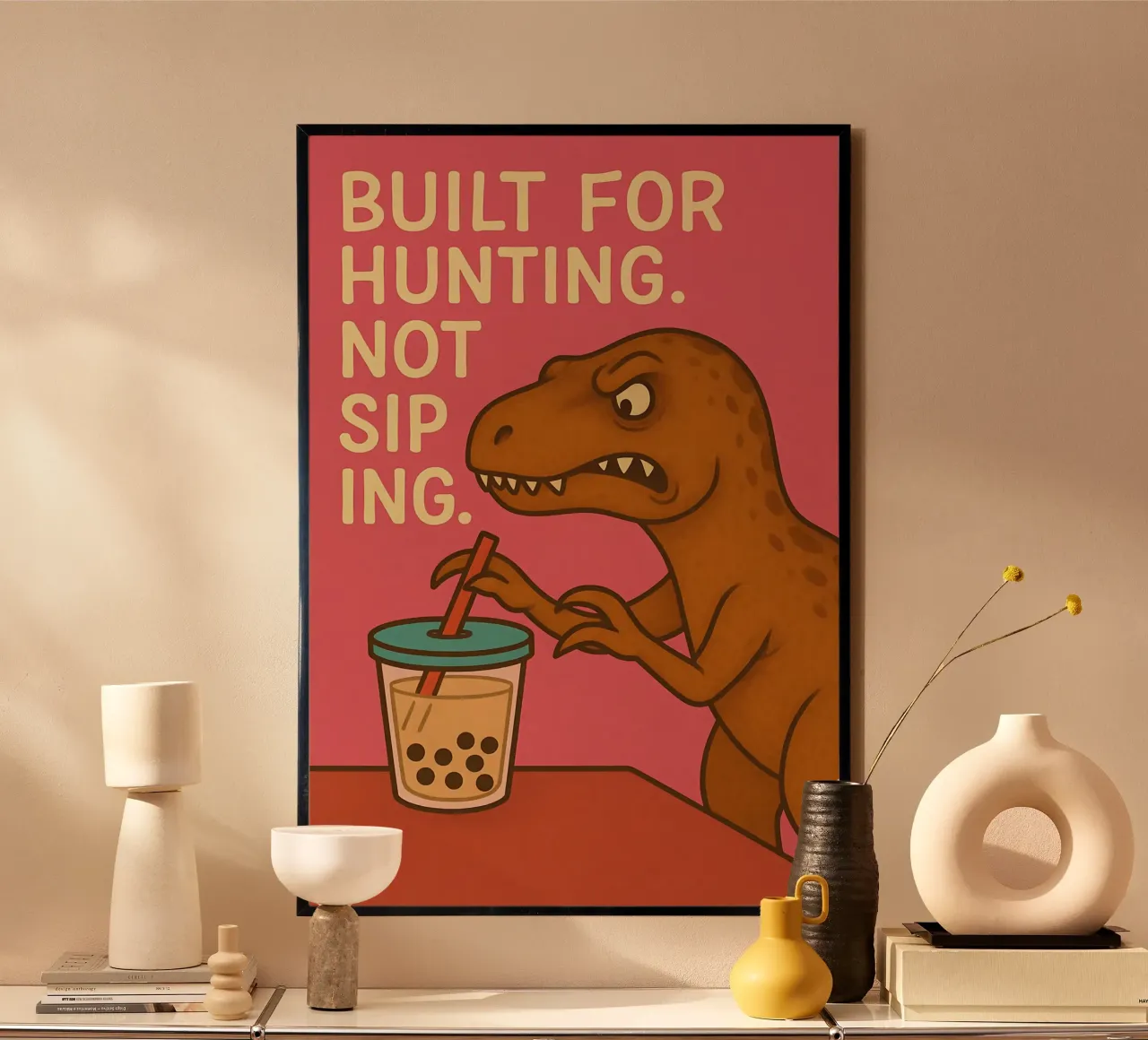 Meme divertente sul torvosauro poster da Funny Humor Art