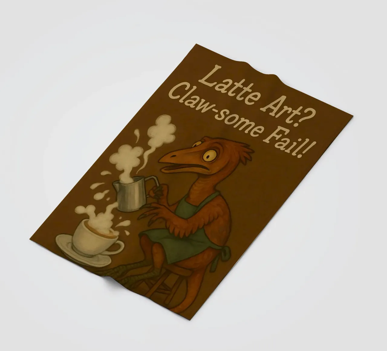 Meme divertente di Chirostenotes coperta in pile da Funny Humor Art