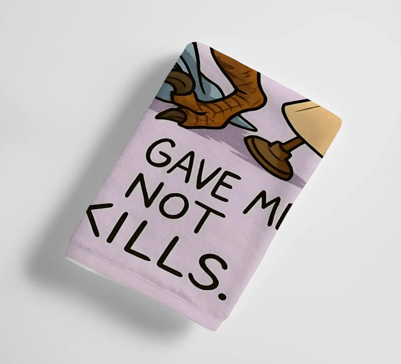 Mème Megaraptor amusant serviette de bain de Funny Humor Art