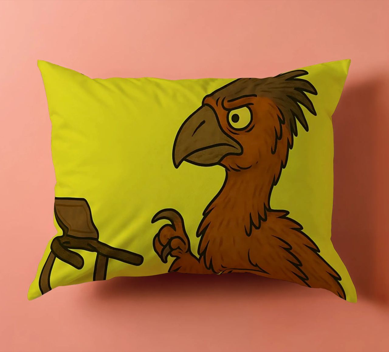 Funny Gigantoraptor Meme cuscino da Funny Humor Art