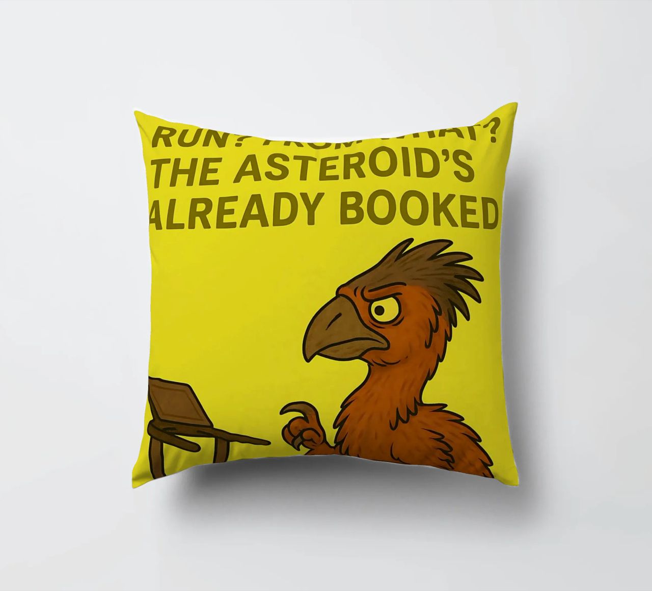 Funny Gigantoraptor Meme cuscino da Funny Humor Art