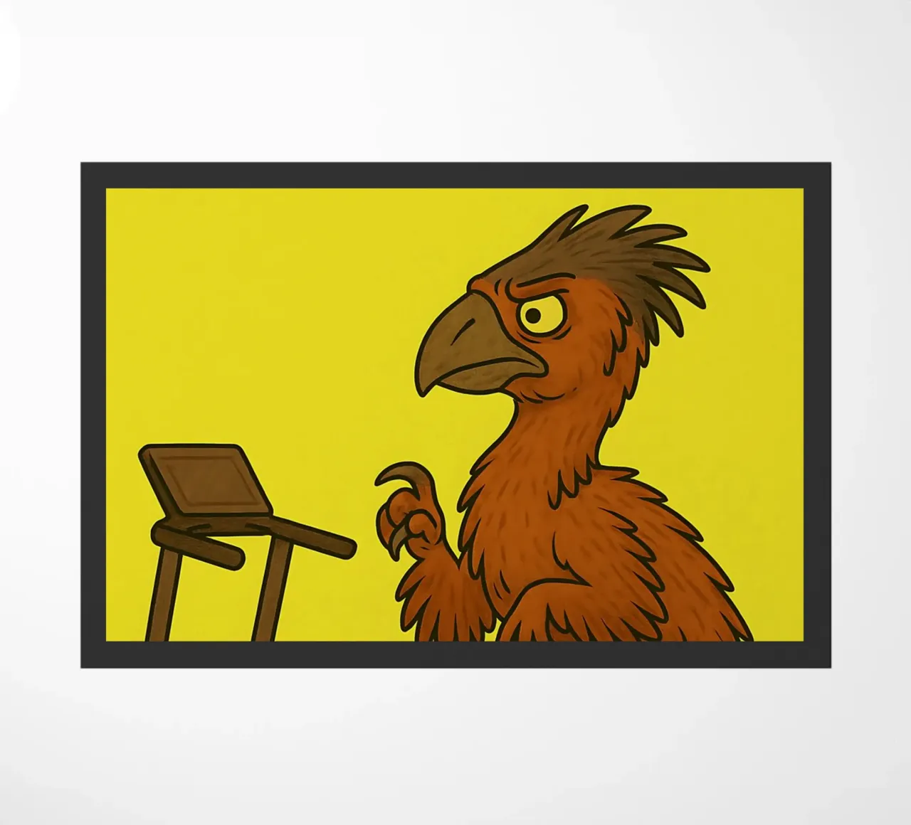 Funny Gigantoraptor Meme zerbino da Funny Humor Art