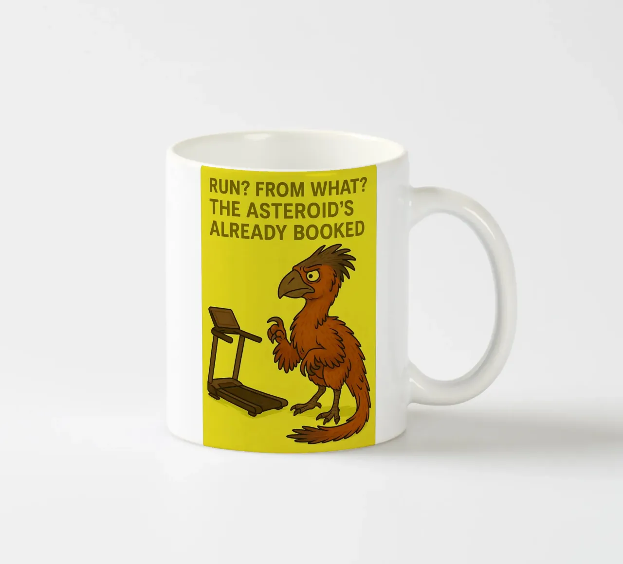 Funny Gigantoraptor Meme tazza in ceramica da Funny Humor Art