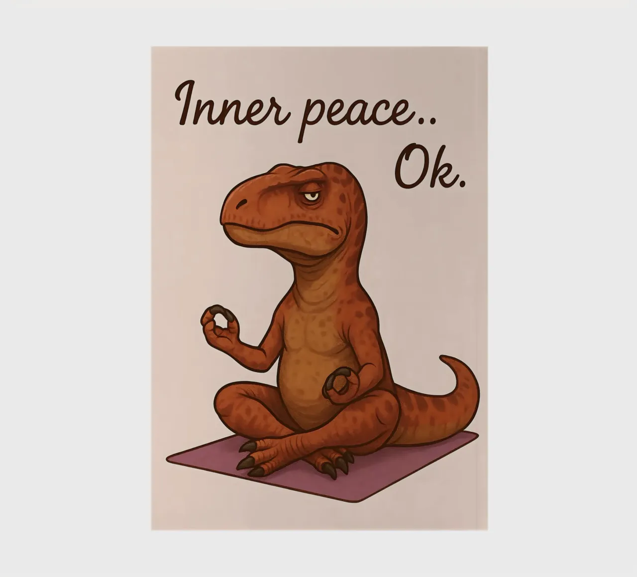 Funny Mapusaurus Meme notebook by Funny Humor Art