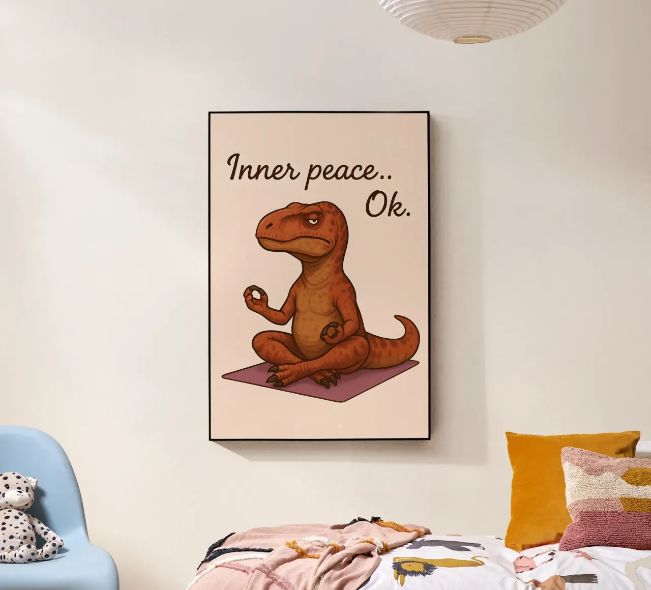 Meme divertente Mapusaurus plexiglass da Funny Humor Art