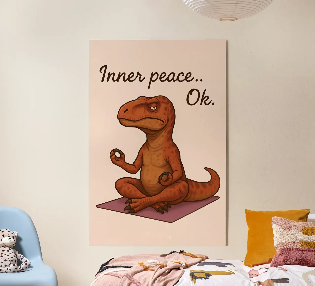 Meme divertente Mapusaurus plexiglass da Funny Humor Art