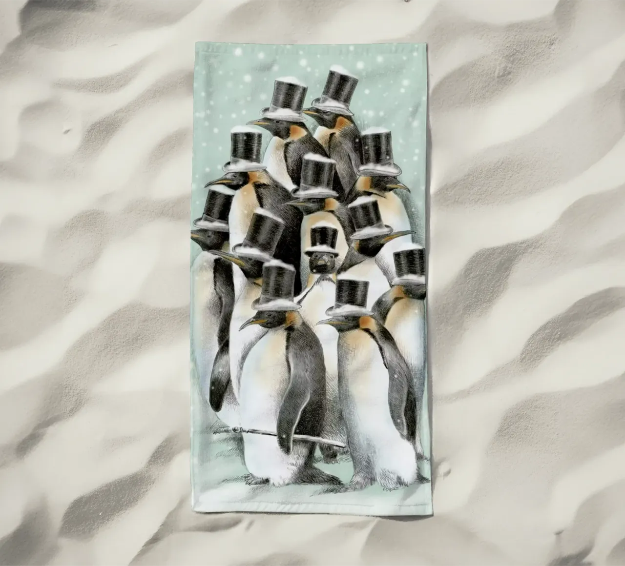 A gathering in the snow telo mare da Eric Fan