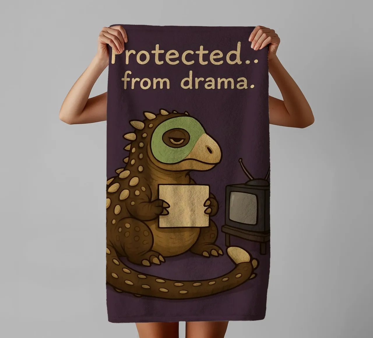 Funny Tarchia Meme asciugamano da bagno da Funny Humor Art