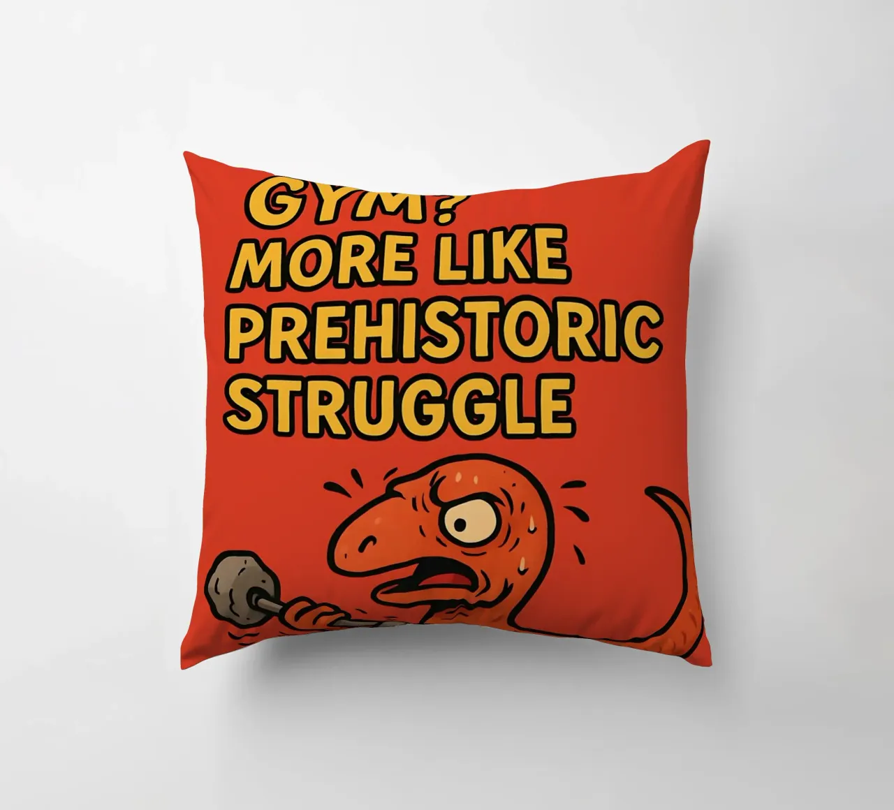 Meme divertente Eoraptor cuscino da Funny Humor Art