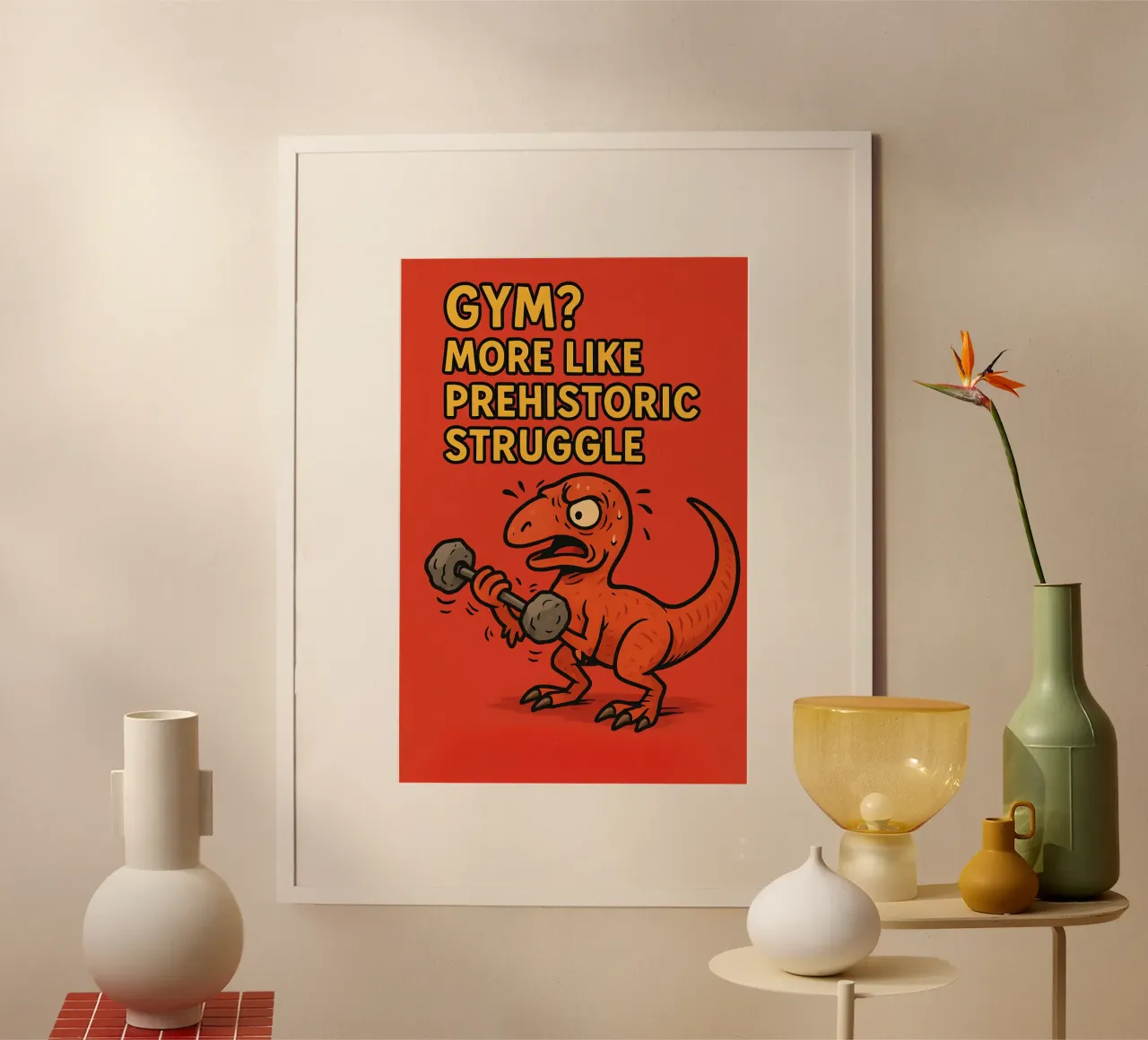 Meme divertente Eoraptor carta hahnemühle da Funny Humor Art