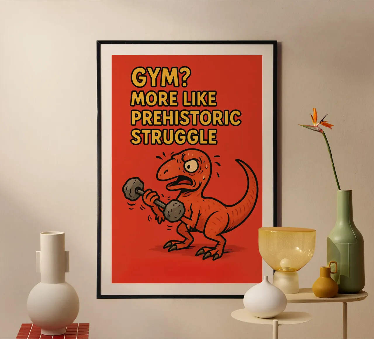 Meme divertente Eoraptor carta hahnemühle da Funny Humor Art