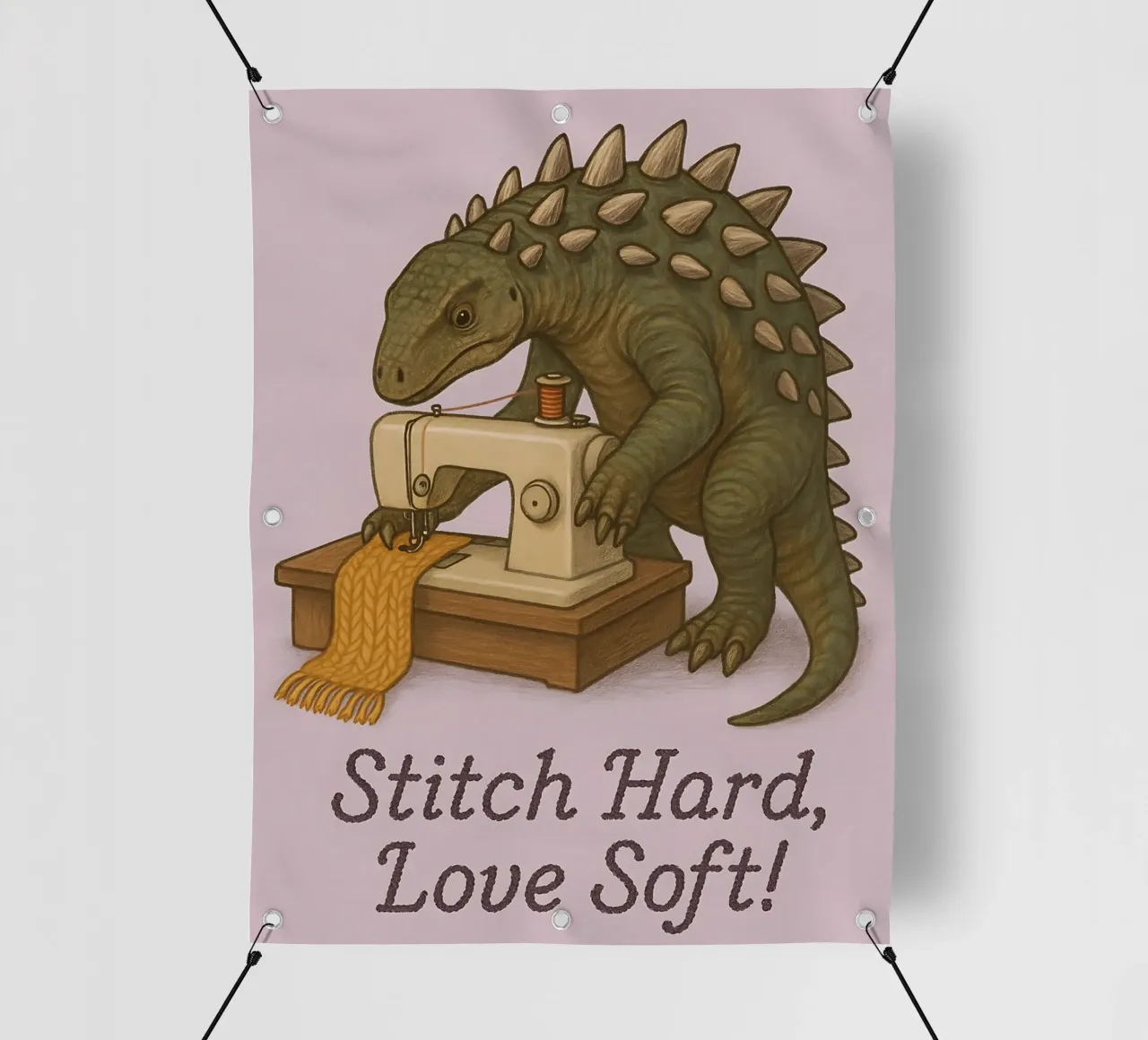 Funny Scelidosaurus Meme telo in pvc da Funny Humor Art
