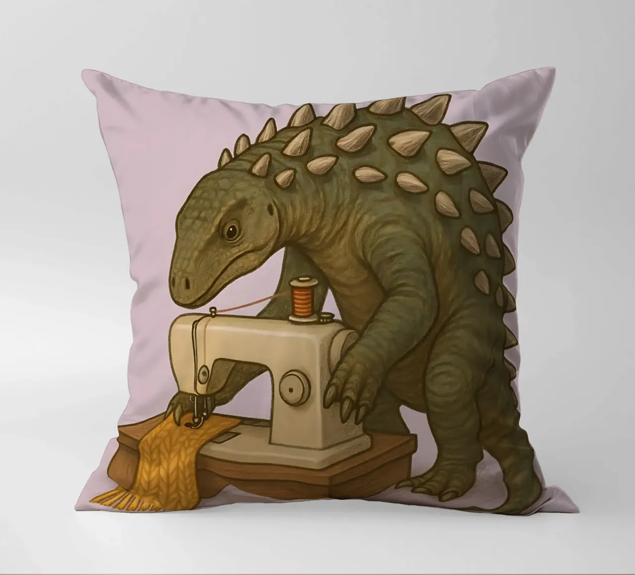 Funny Scelidosaurus Meme cuscino da Funny Humor Art