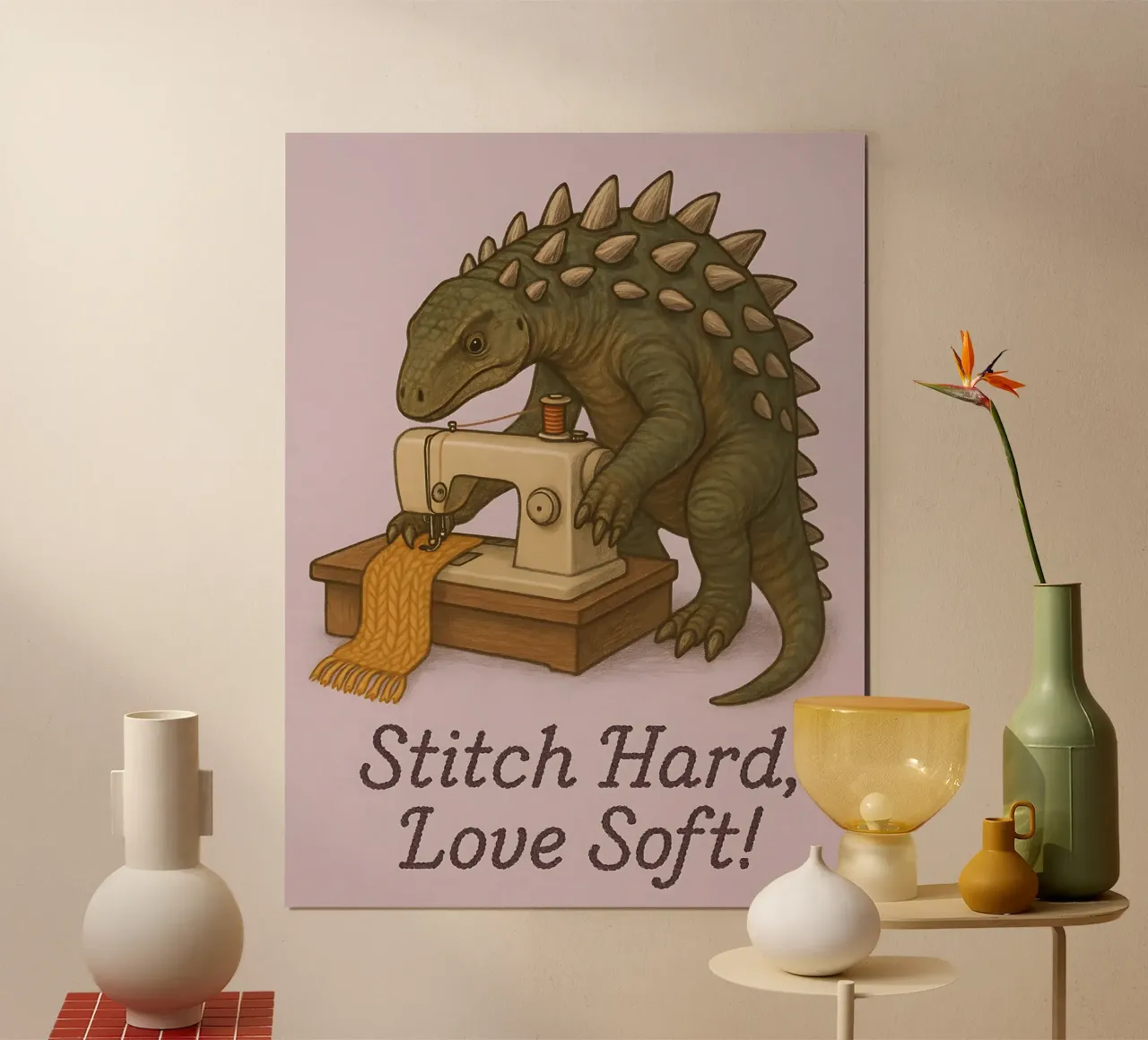 Funny Scelidosaurus Meme poster da Funny Humor Art