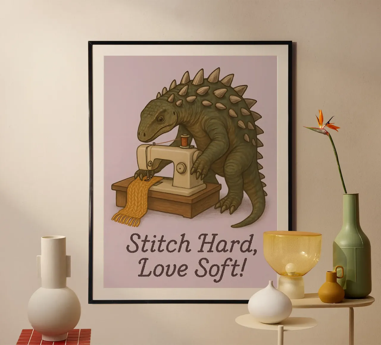 Funny Scelidosaurus Meme poster da Funny Humor Art