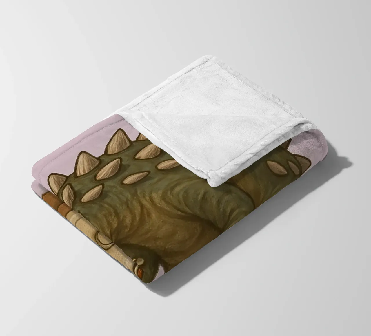 Funny Scelidosaurus Meme coperta in pile da Funny Humor Art