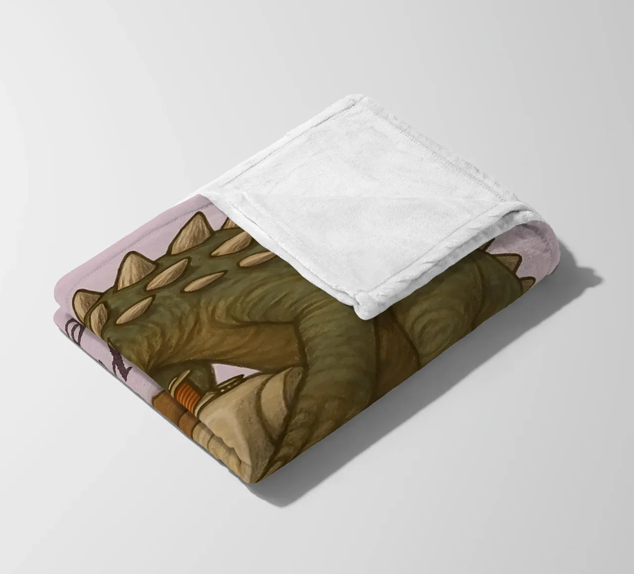 Funny Scelidosaurus Meme coperta in pile da Funny Humor Art