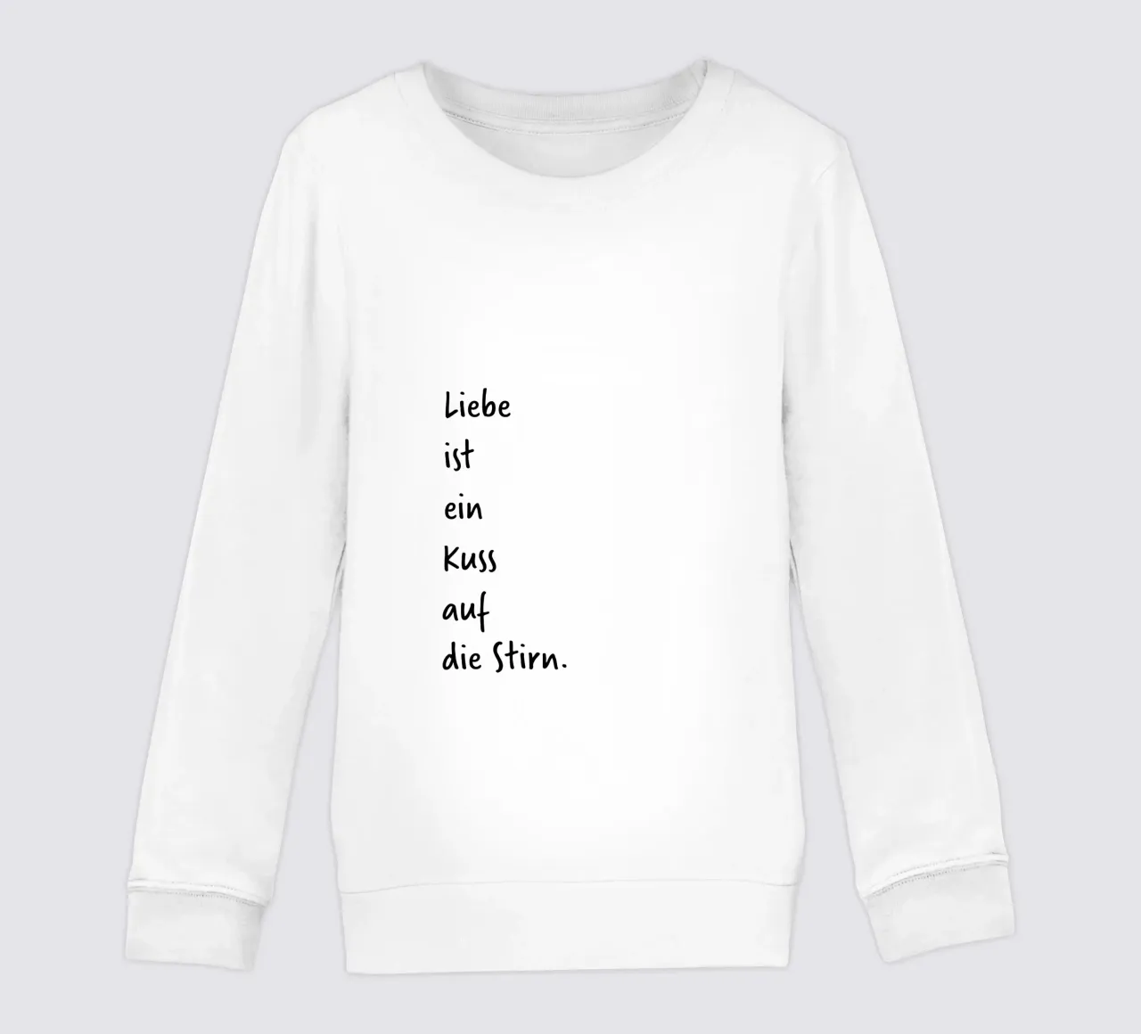 L'amore è. felpa bambino da FRICKE DESIGN