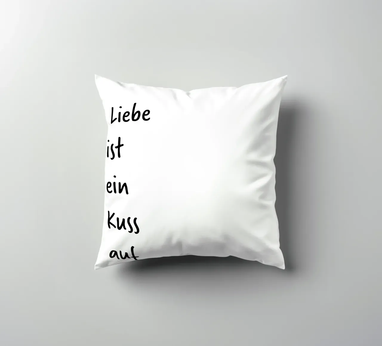 L'amore è. (scoprite ancora più amore sul mio profilo:) cuscino da FRICKE DESIGN