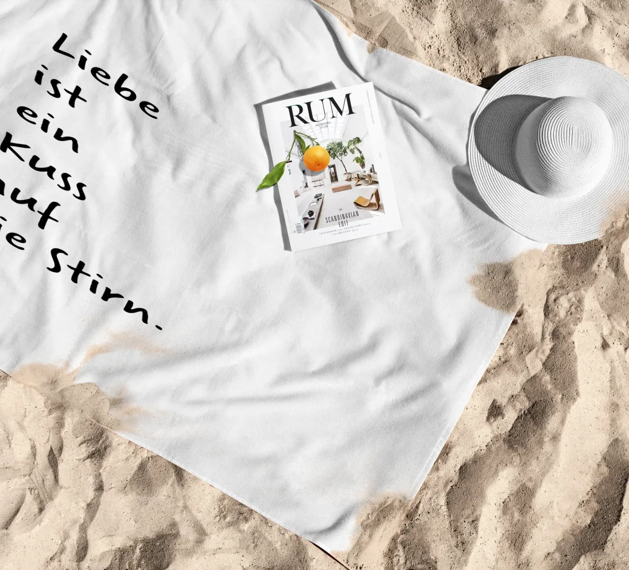 L'amore è. (scoprite ancora più amore sul mio profilo:) telo mare da FRICKE DESIGN