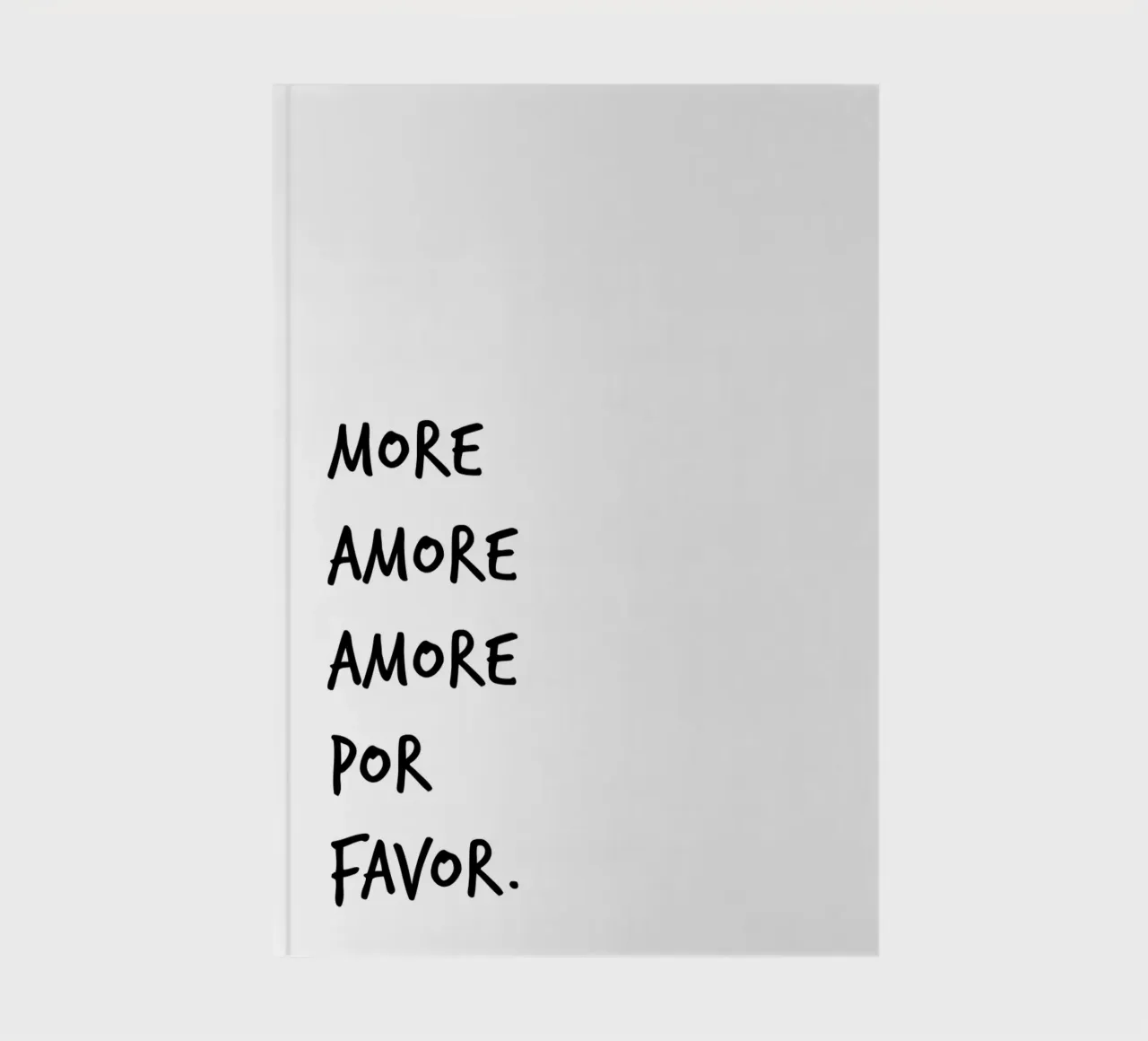 amore. notebook by FRICKE DESIGN