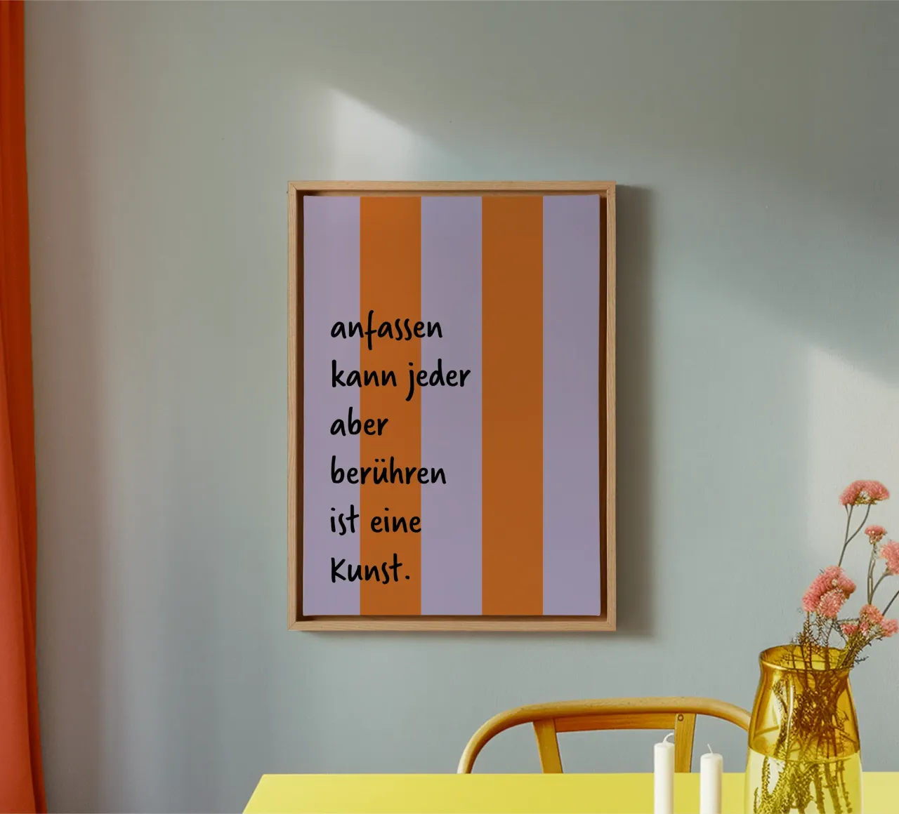Tiefe. (du magst „Tiefe“, dann schau mal bei mir vorbei:) tela con Cornice a cassetta da FRICKE DESIGN