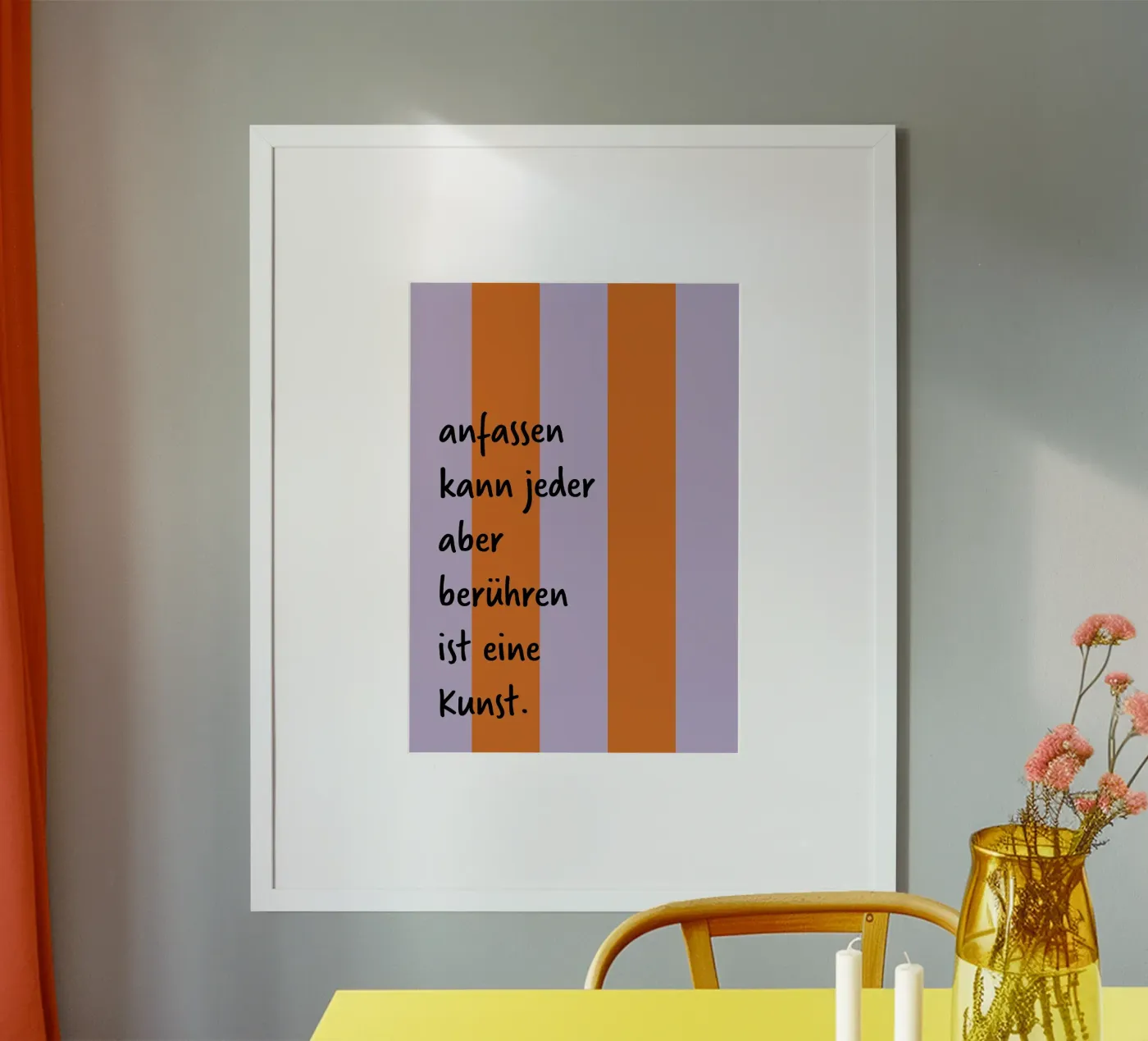 tiefe poster van FRICKE DESIGN