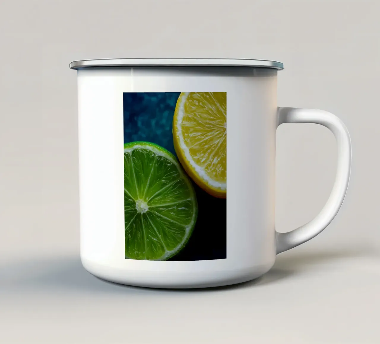 Limone tazza in smalto da Imagine