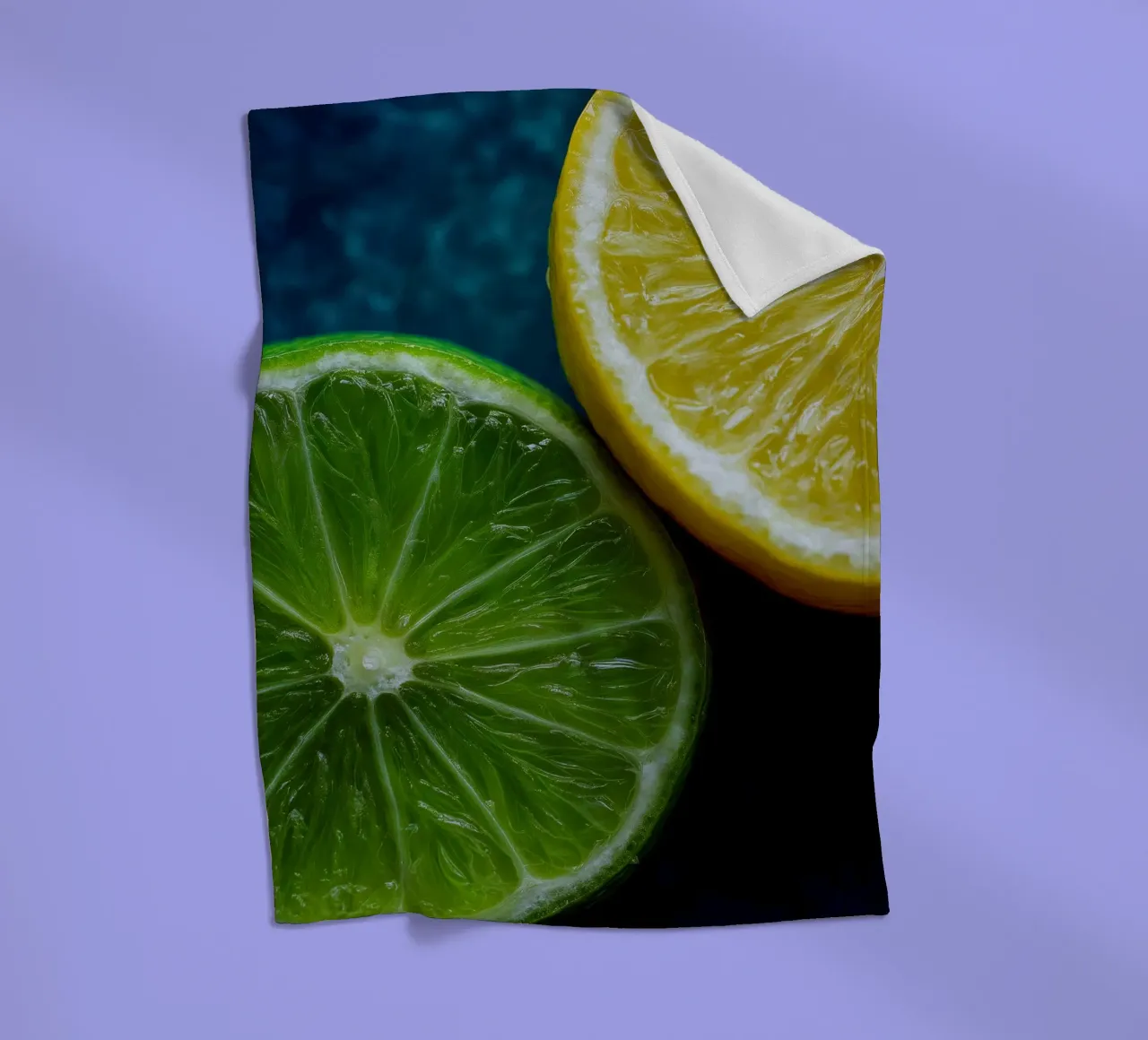 Zitrone Fleecedecke von Imagine