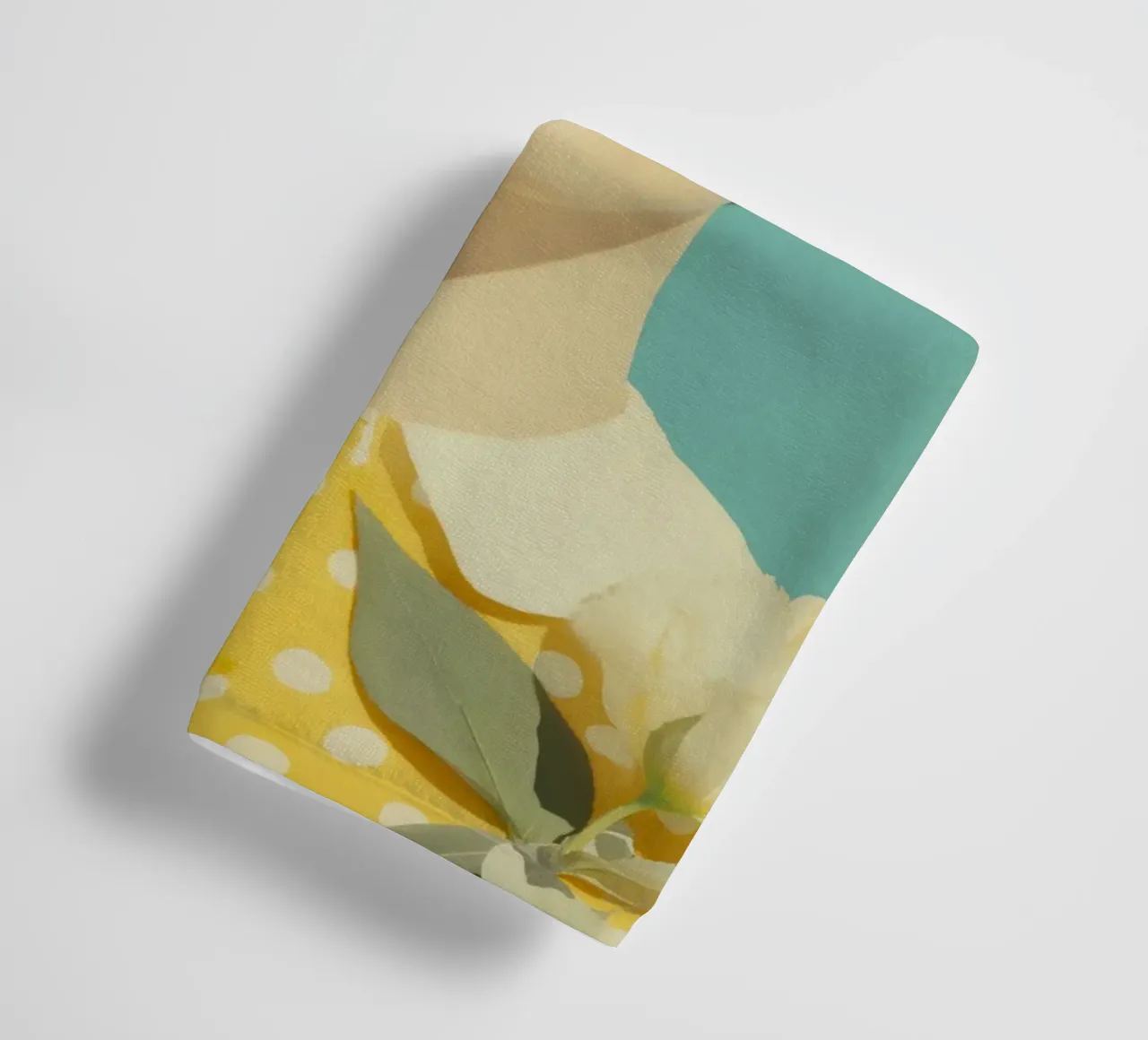 Ritratto femminile con limone asciugamano da bagno da Imagine