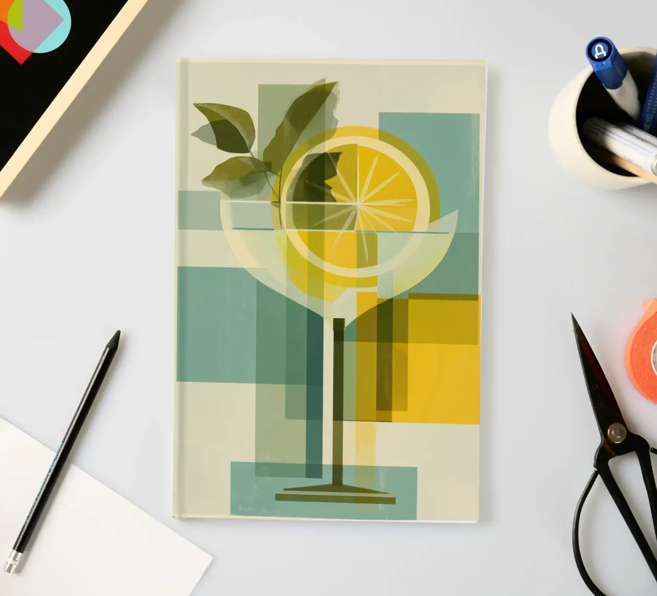 Cocktail abstract notebook by Imagine