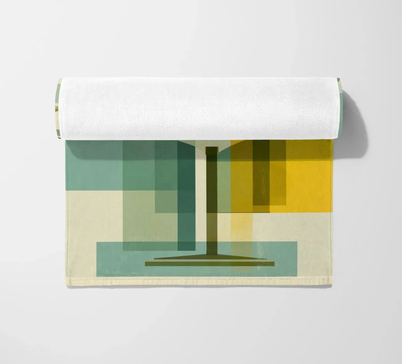 Cocktail abstract beach towel by Imagine