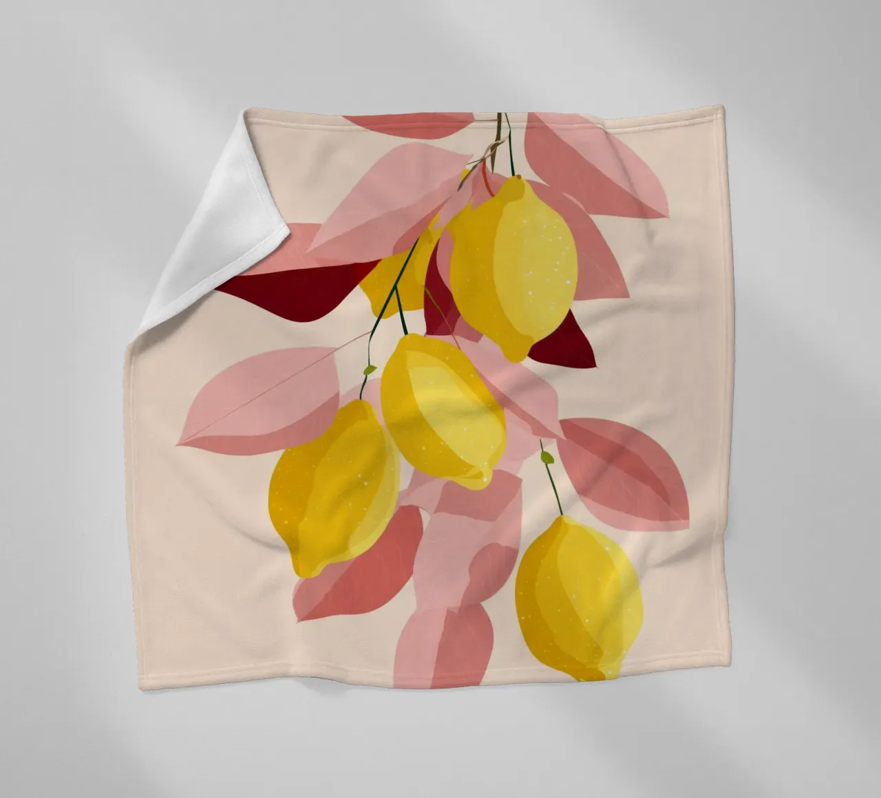 Zitrone Fleecedecke von Imagine