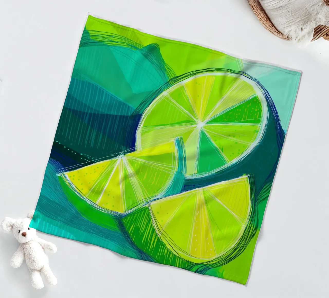 Zitrone Fleecedecke von Imagine