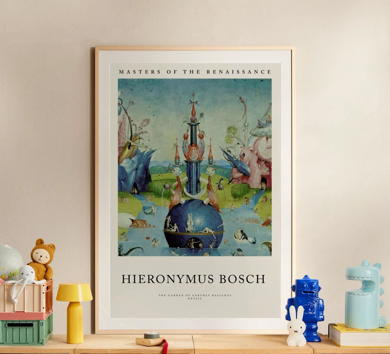 Bosch - The Garden of Earthly Delights Detail poster de Vintage by JUNIQE