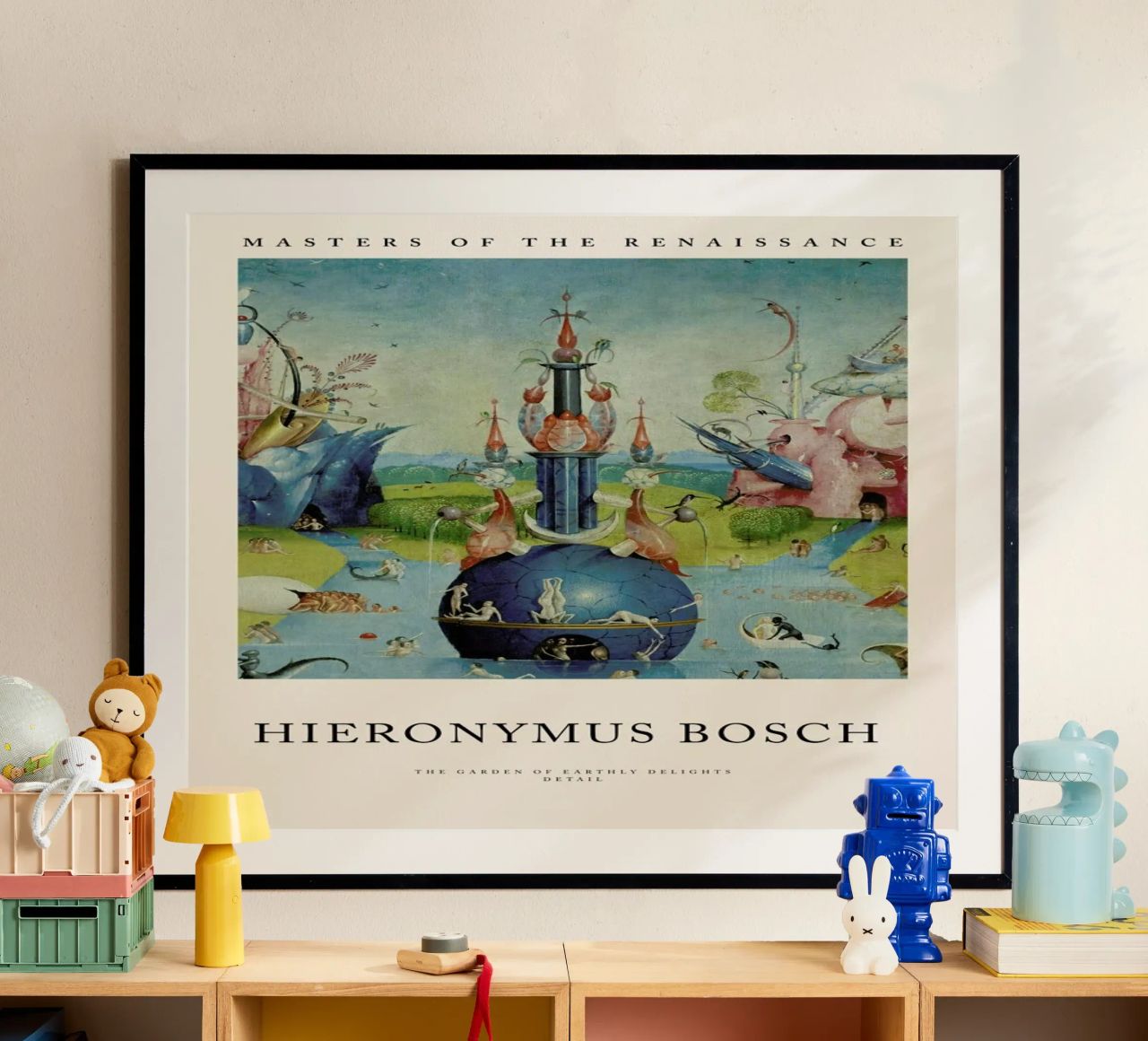 Bosch - The Garden of Earthly Delights Detail poster de Vintage by JUNIQE