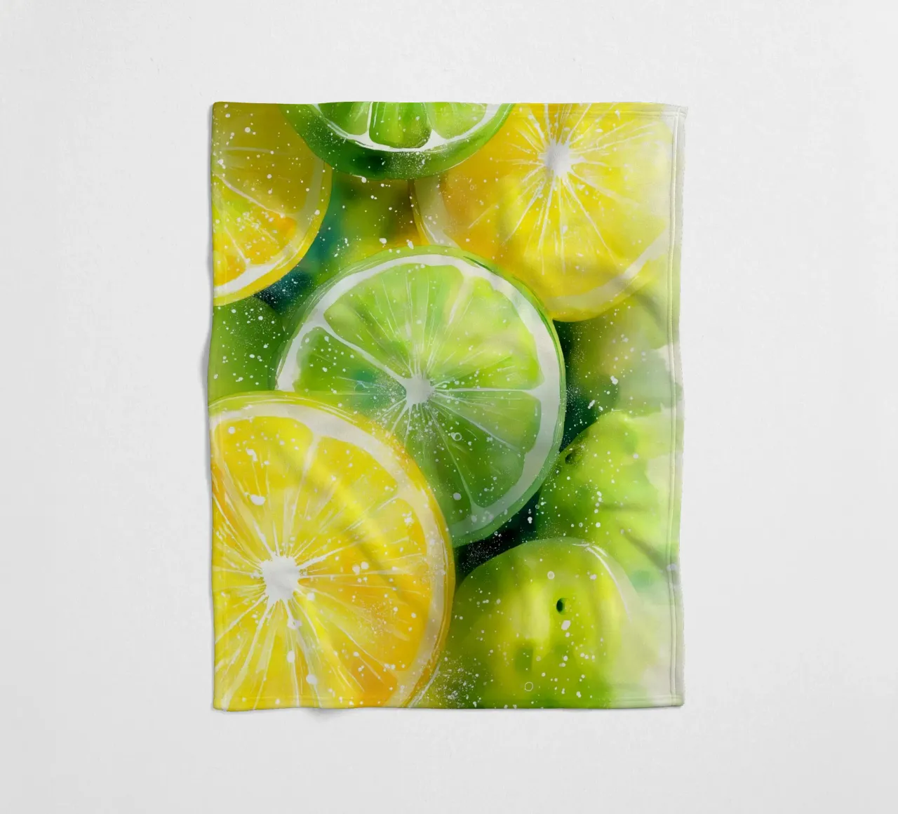 Limone e lime coperta in pile da Imagine