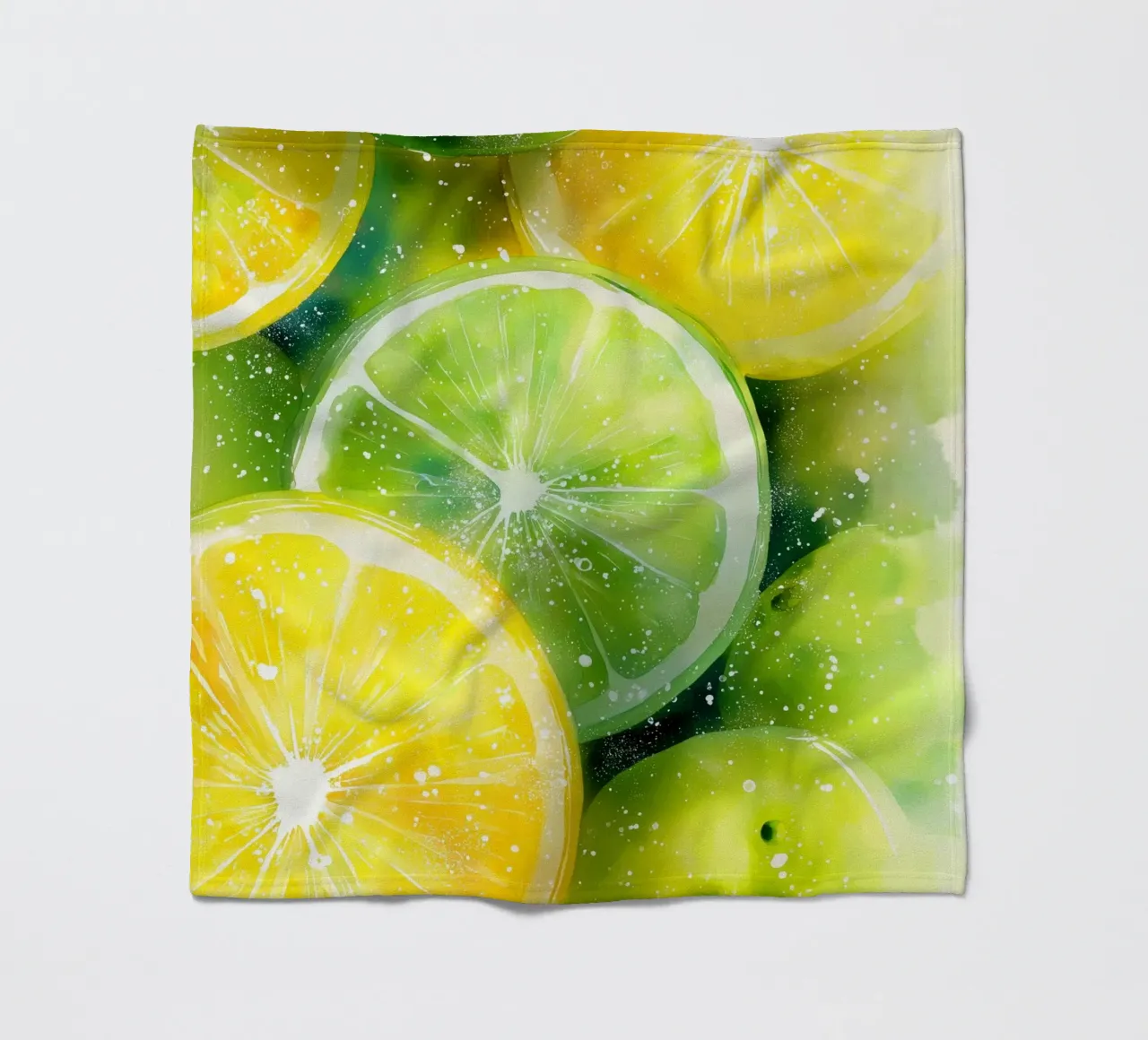 Limone e lime coperta in pile da Imagine