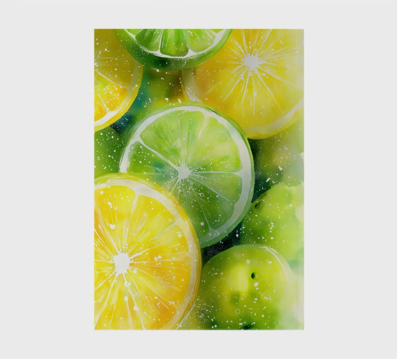Lemon and lime notebook by Imagine