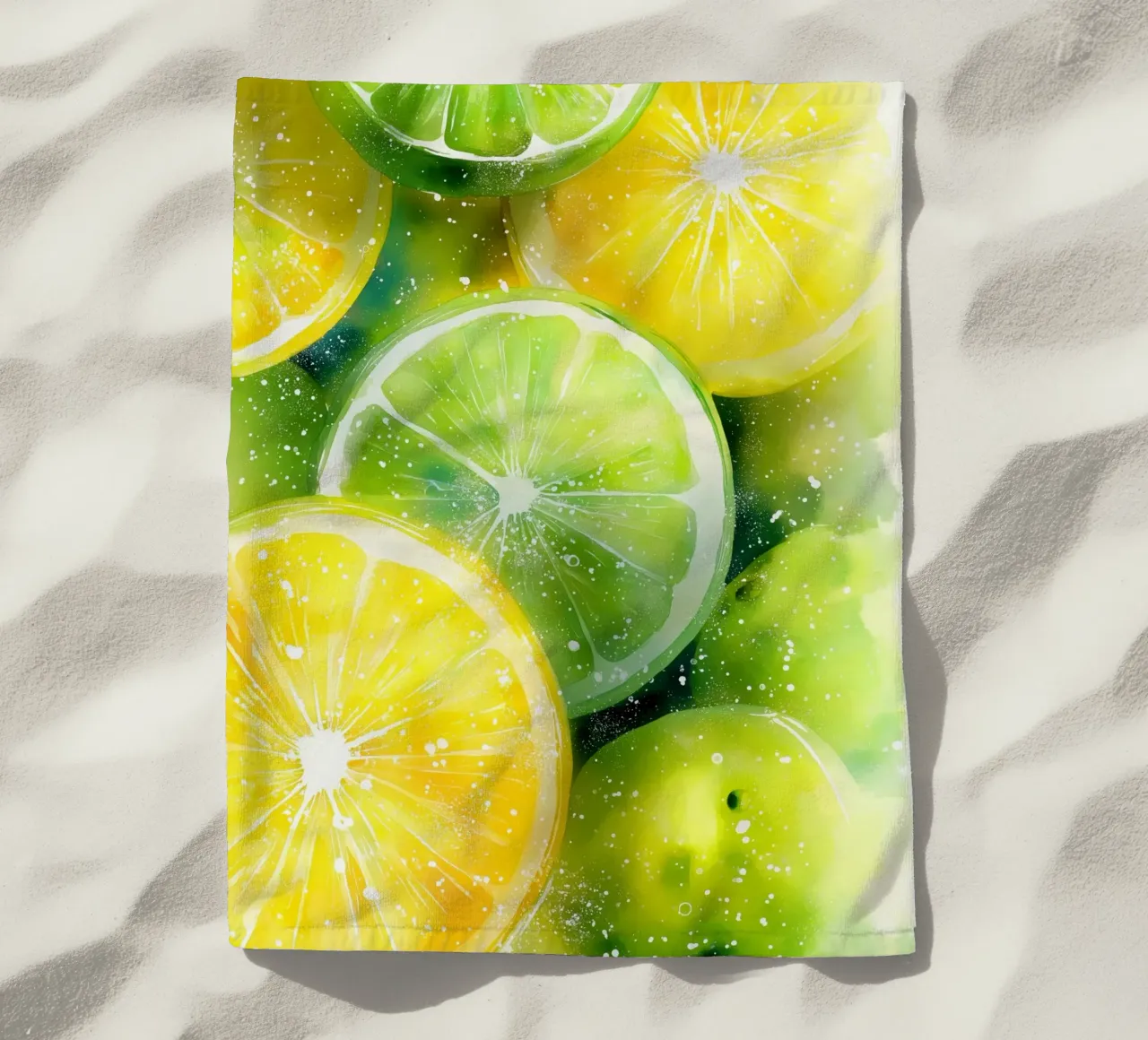 Limone e lime telo mare da Imagine