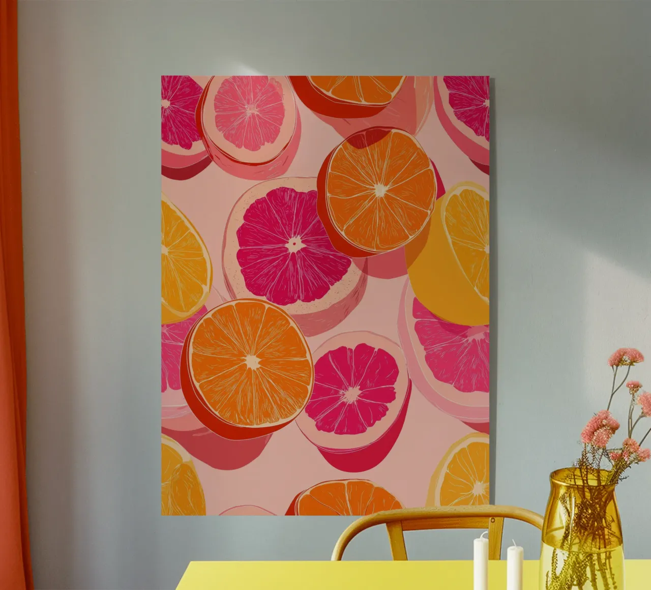 Orangen Acryl-Glas von Imagine